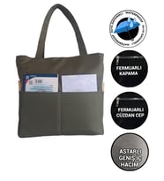 SEVBAGS Kadın Spor Okul Günlük Askılı Omuz Ve Kol Çantası (Haki)