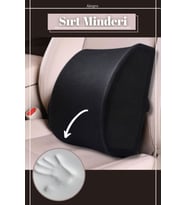 Bel Ve Sırt Destekleyici Sandalye Oto Araç Ofis Sandalye Sırt Bel Minderi