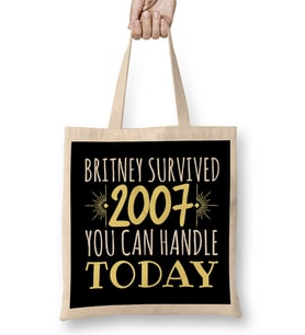 Britney Survived 2007 You Can Handle Today 01 Bez Çanta Uzun Saplı