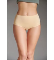 Eros Kadın Lazer Kesim Silikonlu Bato Slip Ten
