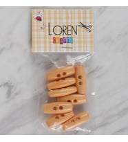 Crafts Turuncu 8 Li Çoban Düğme - 68