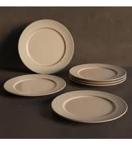 GÜRAL PORSELEN Güral 6 Adet 27 Cm Servis Tabağı Reaktif Agate Vr 969