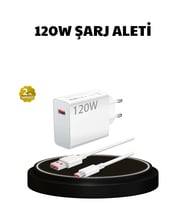 120W Ultra Hızlı Şarj Adaptörü USB-C Destekli Güçlü Şarj Teknolojisi