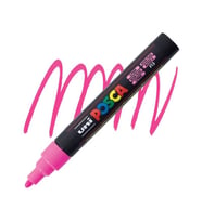 Uni Posca PC-5M Boyama Markörü 1.8-2.5 mm FLORESAN PEMBE