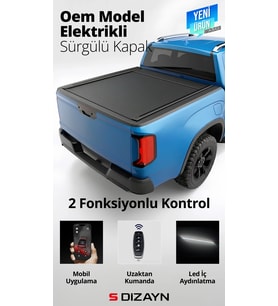 Drs Tuning Amarok 2 OEM Model Elektrikli Sürgülü Kapak 2023 Üzeri