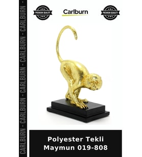 Özel Üretim Dekoratif Figür Ev Aksesuarı Salon Polyester Tekli Maymun 019-808