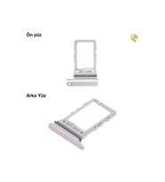 Samsung Z Flip 3 Sim İç Yuvası Tekli Gümüş Sim yuvası sim tepsisi sim aparatı yeni sim yuvası tekli sim tepsisi sim çekmecesi
