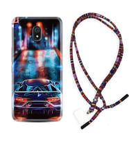 Xiaomi Redmi 8A 8 Pro 9C 9T 10C 11T Pro Kılıf Boyun Asklı Rasta Silikon Neon Cars 1724