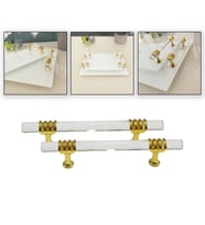 Epoksi Tepsi Kulpu Cam Kulp (2 Adet)  Gold