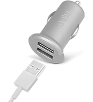 Usb Araç Şarj Cihazı, Gri