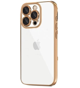 Newface Apple iPhone 16 Pro Max Kılıf Razer Lensli Silikon - Desert
