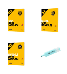 10.Sınıf Fizik Kimya Biyoloji Soru Bankası (Yeni Müfredat)