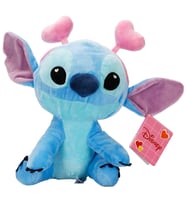 Kalp Taçlı Stitch Peluş 25 cm - Sevimli Lilo ve Stitch Oyuncak