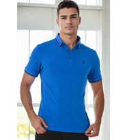 T9586 DEWBERRY ERKEK POLO YAKA T-SHIRT-SAKS