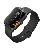 Amazfit Bip-Bip Lite Ön Darbe Emici Ekran Koruyucu Nano Cam (4 Adet)