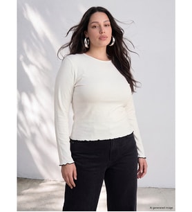 LCW Curve Siyah Büyük Beden Kadın Body 2'li