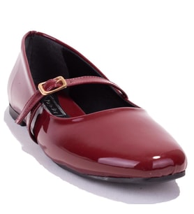 Dagoster DZA07-115052 Bordo Günlük Babet Kadın Ayakkabı