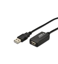 Digitus USB Uzatma Kablosu Siyah (5m)