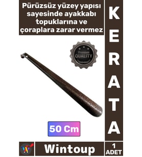 #Kerata Sağlam Kalın Demir Dayanıklı Ergonomik Uzun Ayakkabı Çekeceği Kerata Metal Çekecek 50 Cm