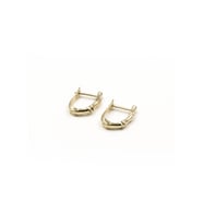 Kemik U Model Küpe - Xuping Gold, Anti-Alerjik, 15 mm