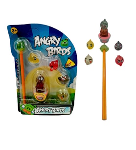 Angry Birds Mini Karakterler ve Kalem Süsleri Angry Birds Oyuncakları