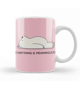 We Bare Bears Ice Bear 01 Kupa Bardak Porselen