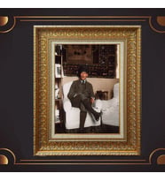 ÖZEL SERİ ALTIN VARAKLI ATATÜRK TABLO S1014