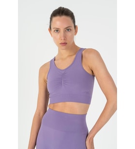 Maraton SlimFit Kadın Düz Yaka Lavanta Bra