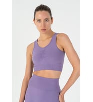 Maraton SlimFit Kadın Düz Yaka Lavanta Bra