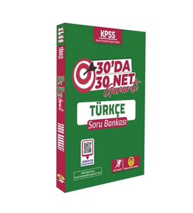 Tasarı Yayınları KPSS Türkçe 30 da 30 Net Garanti Soru Bankas