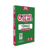 Tasarı Yayınları KPSS Türkçe 30 da 30 Net Garanti Soru Bankas