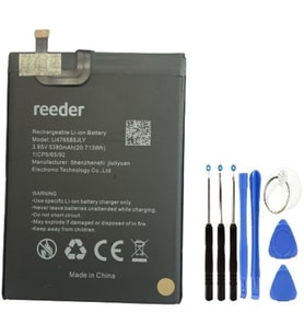 Reeder P13 Blue Lı476589jly Pil Batarya 4780 Mah + Tamir Set