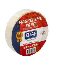 Kraf Maskeleme Bandı 25 mm x 40 mt. 