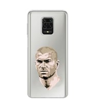 Redmi Note 9 Pro / 9s Uyumlu Zinedine Zidane Tasarımlı Şeffaf Telefon Kılıfı