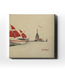 İstanbul Kız Kulesi  Canvas Tablo ETK106