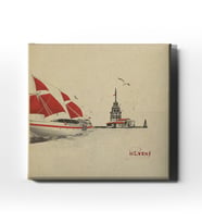 İstanbul Kız Kulesi  Canvas Tablo ETK106