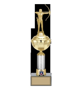 ODAK KUPA - Figürlü Kupalar - Okçu Figürlü Kupalar FG-057 C - 41 cm
