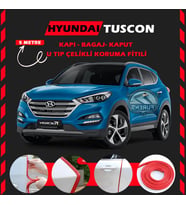 Hyundai Tuscon Oto Araç Kapı Koruma Fitili 5metre Parlak Kırmızı Renk