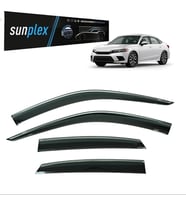 Sunplex Kromlu Cam Rüzgarlığı Honda Civic 2022-2025 ile uyumlu