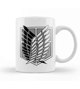 Attack On Titan Military Scouting Legion Classic Attack On Titan S Kupa Bardak Porselen