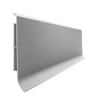 Linela Suya Dayanıklı Pvc Süpürgelik 8 cm - Gümüş - LNL411