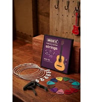 Midex KGX-10C Klasik Gitar Teli Takımı Pena ve Kapo (Capo) Seti