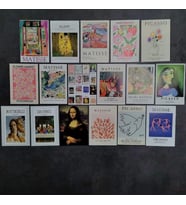 POSTER SET 28 SANAT SERİSİ TASARIM DUVAR KAĞIDI (Karışık)