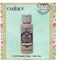Cadence Style Matt Enamel Cam & Porselen Boyası 59 ml. E-345 Mor Lila 
