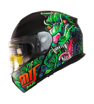Motosiklet Çene Açılır Kask Güneş Vizörlü Ece 22.06 Sertifikalı New Motor Kaskı V2 Dragon