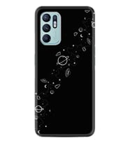 Oppo Reno 6 Kılıf Silikon Desen Özel Seri Planet 1620