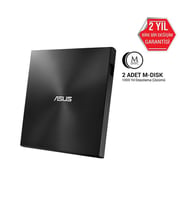 ASUS 8x ZENDRIVE SDRW-08U7M-U USB 20 Slim Harici DVD Yazıcı Siyah