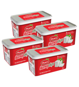 AKÇAOVA Yumuşakça 700 Gr Tam Yağlı Beyaz Peynir x 4 Adet