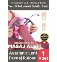 Yeni Nesil Kas Gevşetici Ayarlanabilir Roller Lenf Drenaj Rulosu 9 Tekerlekli Selülit Masaj Aleti