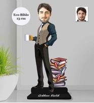 Kişiye Özel Öğretmen Erkek Ahşap Eco Biblo -4